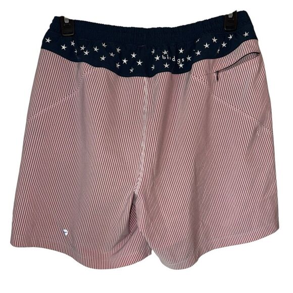 Birddogs Athletic Lined 7” Men’s Shorts Size XL Red and White Striped - Picture 5 of 12